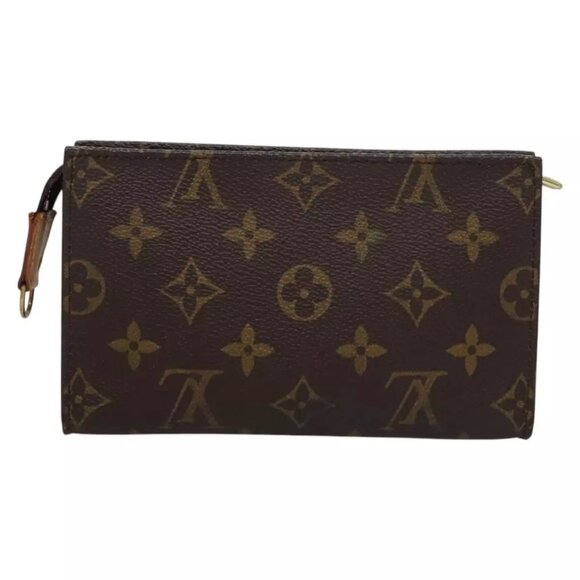 LOUIS VUITTON Monogram Bucket PM Accessory Pouch LV Auth - Picture 1 of 15